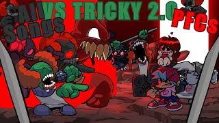 FNF Vs Tricky 20 All Songs  Extras PFCsAll Sicks FULL MOD 3 YEAR ANNIVERSARY [upl. by Ehtylb]