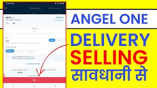 Angel One में Delivery Stocks Sell कैसे करें  Square Off Long Term Holdings in Angel One [upl. by Godewyn]