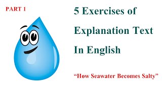 5 Exercises of Explanation Text in English Part 1  Reading Exercise in English [upl. by Margeaux]