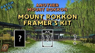 Mount Rokkon Framers Kit Showcase  FFXIV Patch 645 [upl. by Onurb]