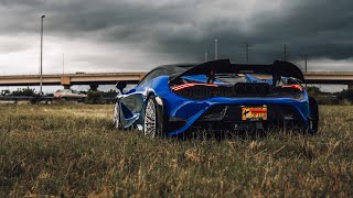 SWANRIVERRACINGS PARIS BLUE MCLAREN 720S SPYDER  VIVID RACING CARBON KIT  4K [upl. by Fitzgerald]