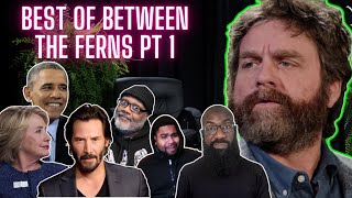 Between Two Ferns Part 1 Reaction Deadpan Humor and Awkward Exchanges with Celebrities [upl. by Moffit]