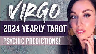 VIRGO 2024 TAROT READING  quotA YEAR OF MAJOR WINS THAT STARTS WITH A BANGquot YOUR BIGGEST YEAR YET [upl. by Ayocal]