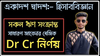 HSC Accounting First Paper  হিসাবের বইসমূহ Class 1112 Accounting ঋণের সাধারণ জাবেদাjournal [upl. by Saturday91]