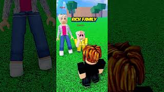 🤑 MILLIONAIRE FAMILY VS ♥️ HUMBLE FAMILY IN BLOX FRUITS🃏 shorts [upl. by Bannerman]