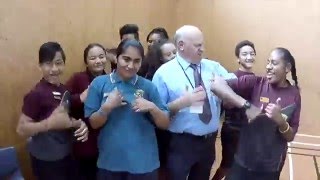 Papatoetoe Intermediate School RunningManChallenge WE CHALLENGE ALL SCHOOLS [upl. by Aivatnuahs]