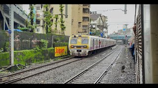 Western Railway Local Trains on the Grant Road  Charni Road Curve [upl. by Nireil549]