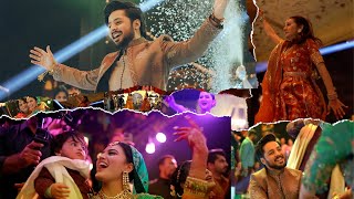 MEHNDI DANCE PERFORMANCES 😍  Areeb Ka Suprise Dance ♥️  Larki Waly Vs Larky Waly 🕺🏻💃🏻 [upl. by Meneau]