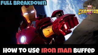 How to use Iron man buffed Full breakdown  Marvel Contest of Champions [upl. by Marguerita]