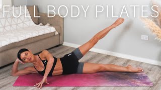 45 MIN FULL BODY WORKOUT  AtHome Pilates 🤍 Day 7 Move With Me Series [upl. by Healey]