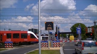 Eilandbrug  Spoorwegovergang Almelo  Railroad crossing  Bridge [upl. by Elbag]