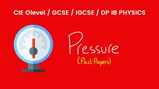 Pressure  O Levels Physics Past Papers [upl. by Murvyn]