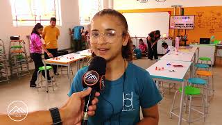 Alunos da Escola Pei Hiroshi Sakano visitam CIEBP na Escola Prof Veiga Junior em Iguape [upl. by Sanfo]