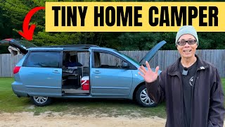 This Man’s DIY Minivan Camper Conversion is BRILLIANT [upl. by Nawrocki]