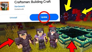 Craftsman Building Craft New Update In 2023 😱 [upl. by Solrac]