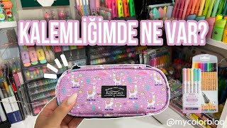 Pembe kalemliğimde ne var 👀  yeni masa düzenimde ilk video 😍  mycolorbloq ✨ [upl. by Ruff]