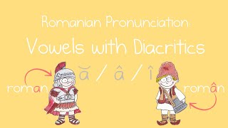 Romanian Pronunciation Vowels with Diacritics ă  â  î  The Difference Diacritics Make [upl. by Sharron974]