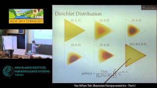 Bayesian Nonparametrics 1  Yee Whye Teh  MLSS 2013 Tübingen [upl. by Gonagle]