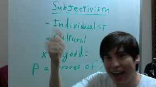 Lecture 21 Individualist Subjectivism [upl. by Judd]