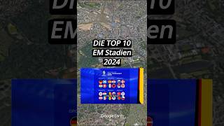 Die Top 10 EM Stadien 2024 in Deutschland 🇩🇪 top10 germany euro2024 euro stadion shorts [upl. by Raseac]