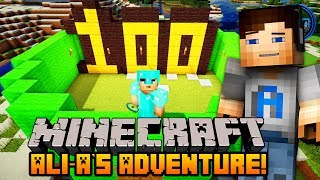 Minecraft  AliAs Adventure 100  quotROAD TO ENDER DRAGONquot [upl. by Dymphia994]