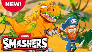 SMASHERS Skull Mountain  Season 5 Episode 10  Kids Cartoons  Zuru  Smashers World [upl. by Aicenat]