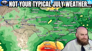 Active Weather Ahead Beryl To Make Impact On South Texas Sunday [upl. by Asirrom872]