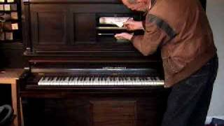 Opening an 88note Upright Player Piano by John A Tuttle from PlayerCarecom [upl. by Riane]