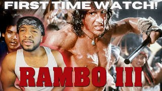 FIRST TIME WATCHING Rambo III 1988 REACTION Movie Commentary [upl. by Darmit]