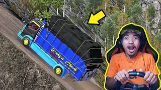 SEMUA KENDARAAN MUNDUR TRUK WAHYU ABADI BERUSAHA KERAS  ETS2 [upl. by Feirahs]