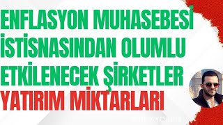 ENFLASYON MUHASEBESİ İSTİSNASINDAN FAYDALANACAK YATIRIM YAPAN ŞİRKETLER [upl. by Paco]