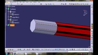 CATIA V5 Tutorial Beginner  3d Pencil model  part design  tamil [upl. by Evadne]