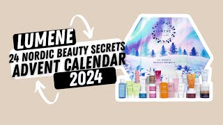 Lumene 24 Nordic Beauty Secrets Advent Calendar 2024 beautycalendars [upl. by Adnilahs]