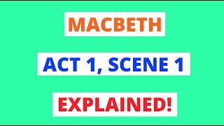 Macbeth Act 1 Scene 1 Language amp Structure Analysis In 60 Seconds  GCSE English Exams Revision [upl. by Ackler492]