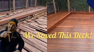 This Old Deck Was On The Verge Of Demolition Watch What Happened Finally [upl. by Sherj]