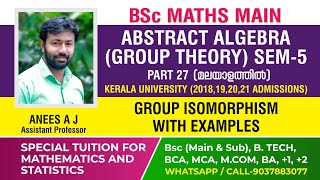 Group Isomorphism  Detailed Explanation with Examples  BSc Mathematics  Abstract Algebra [upl. by Mintz]