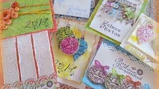 Como hacer tarjetas en Scrapbooking  Carolina Ghelfi [upl. by Nivrek]