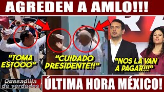 DE EMERGENCIA AGREDEN A AMLO NORMA PIÑA VINCULADA MENSAJE DE LUISA MARÍA Y ANDY MORENA [upl. by Nelloc]