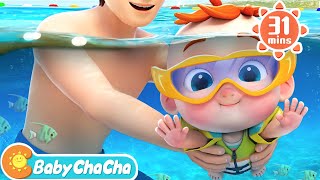 Swimming Song  Swimming Is So Much Fun  More Baby ChaCha Nursery Rhymes amp Kids Songs [upl. by Krantz927]