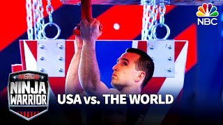 Joe Moravskys Stage 3 Run  American Ninja Warrior USA vs The World [upl. by Garcia]