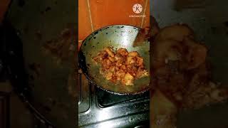 Mummy cooking chicken curry shorts food cooking [upl. by Nyram]