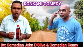 New konkani comedy by Comedian John DSilva and Kenny  konkani comedy 2024 [upl. by Llenaj]