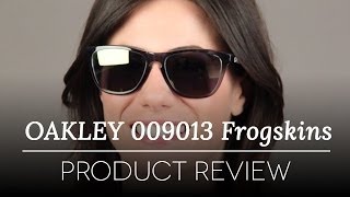 Oakley Frogskins OO9013 03291 Sunglasses Review [upl. by Zerline]