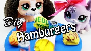 LPS  DIY Hamburgers [upl. by Jessika874]