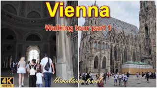 Vienna walking tour part 1 4K [upl. by Akehsat215]