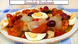 Ensalada Escalivada  Receta de Cocina en Familia [upl. by Eisnil]