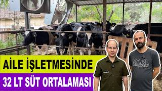 Küçük Aile İşletmesinde 32 Litre Sürü Ortalamasını Nasıl Sağladı [upl. by Annaxor]