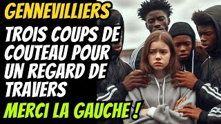 INSÉCURITÉ À GENNEVILLIERS  ADO DE 16 ANS POINTÉ POUR UN MAUVAIS REGARD DEUX SUSPECTS EN GAV [upl. by Nij]