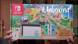 Animal Crossing Nintendo Switch Unboxing Ft My Brother [upl. by Anaoy]