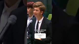 BTS RM s Namjoon s Motivational Speech bts namjoon motivational speech [upl. by Ettenirt633]